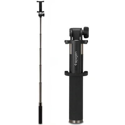 Afbeelding van Spigen S530W Selfie stick Bluetooth zwart
