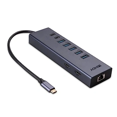 Afbeelding van LINDY USB C Laptop Mini dockingstation 2 Geschikt voor merk: Universeel Power Delivery