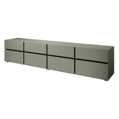 Afbeelding van Meubella TV Meubel Cainan Groen 225 cm