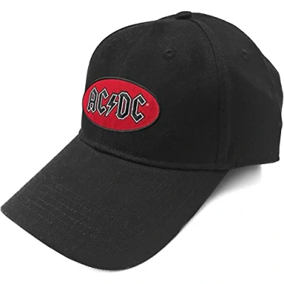 Afbeelding van AC/DC Oval Logo Baseball pet Zwart