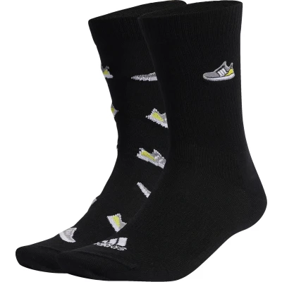Afbeelding van adidas sokken Run X Ultraboost Shoe Love Graphic 2 paar uniseks