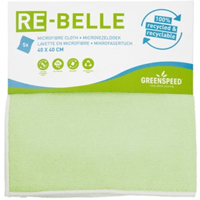 Afbeelding van Microvezeldoek Greenspeed Re belle 40x40cm groen