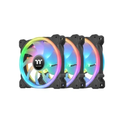 Afbeelding van Thermaltake CL F138 PL14SW A PC ventilator Zwart (b x h d) 184 149 182 mm Incl. LED verlichting, RGB verlichtingsbesturing