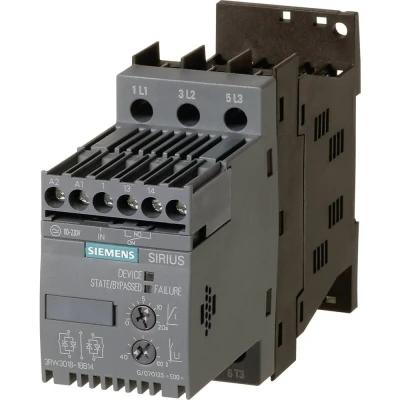 Afbeelding van Siemens 3RW3018 1BB14 3RW30181BB14 Softstarter Motorvermogen bij 400 V 7.5 kW 230 4 V/AC Nominale stroom 17.6 A