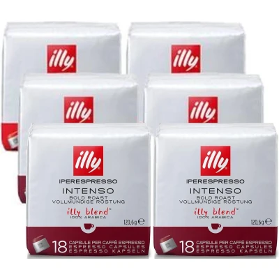Afbeelding van Illy Iperespresso Intenso 6 x 18 koffiecapsules