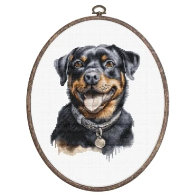 Afbeelding van Luca S Rottweiler borduren (pakket) BC229