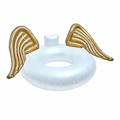 Afbeelding van CKB Angel Zwemband opblaasbaar zwembadspeelgoed zwemring opblaasbare zwembanden volwassenen figuren opblaasstoel voor zwembad zwembadstoel drijfstoel donut stoel waterstoel speelgoed drijvende zwemringen ring sit n float xxl opblaas drijfbed lounge