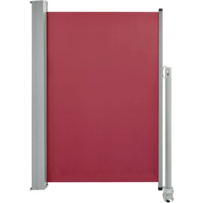 Afbeelding van Tuinscherm uittrekbaar 120x300 cm rood