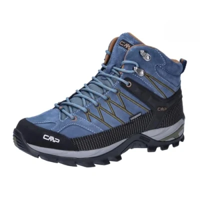 Afbeelding van CMP Kids Rigel Mid Trekking Shoe Wp en wandelschoenen voor dames, Bluestone Rubber