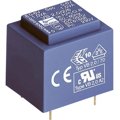 Afbeelding van Block VB 2,3/2/12 Printtransformator 1 x 230 V 2 12 V/AC 2.30 VA 95 mA