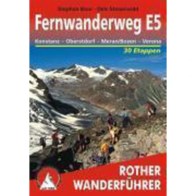 Afbeelding van Fernwanderweg E5 Konstanz ¿ Oberstdorf Meran/Bozen Verona