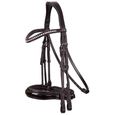 Afbeelding van BR Hoofdst Keswick stang/trens Zwart/Zilver Cob