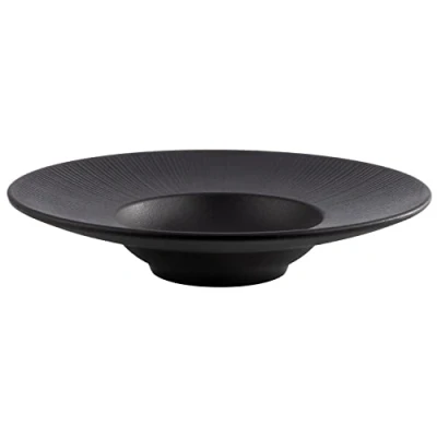 Afbeelding van APS 85098 Nero melamine bord voor vele gerechten Ø 29 cm