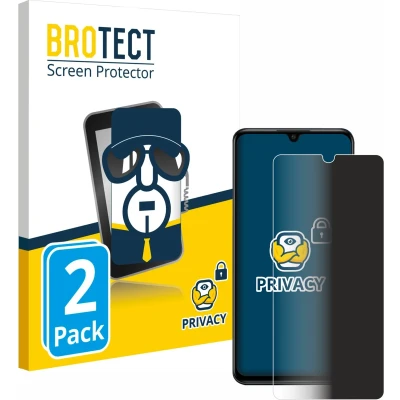 Afbeelding van BROTECT privacy screenprotector voor Huawei P30 lite New Edition Folie Beschermfolie Blauwlichtfilter (2 Stuks)