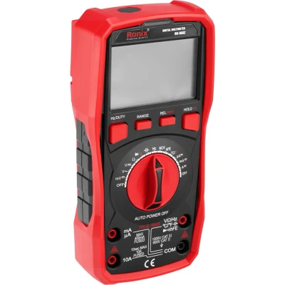 Afbeelding van RONIX Digitale Multimeter True RMS AC/DC Spanningsmeter Temperatuur &amp; NCV