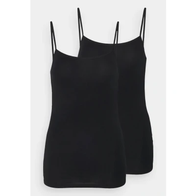 Afbeelding van Schiesser 2PACK Spaghetti Hemd, Dames, Maat: 38, Black