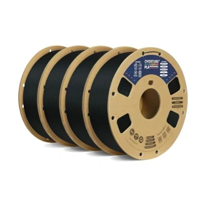 Afbeelding van OVERTURE PLA+ PLA PLUS filament 1,75 mm, Toughness Verbeterde Roll, Professionele sterkte, 4 kg (8,8 lbs), maatnauwkeurigheid +/ 0,02 zwart 1 x
