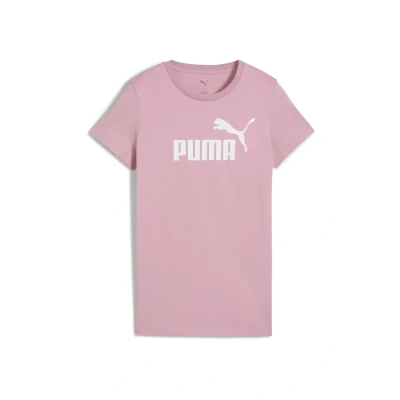 Afbeelding van ESS No. 1 Logo T shirt voor Dames, Roze, Maat S PUMA