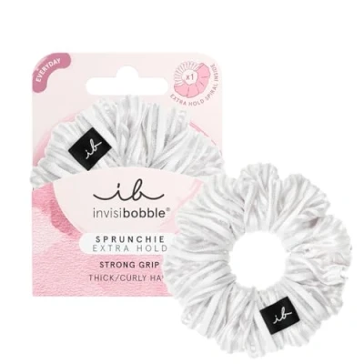 Afbeelding van Invisibobble Sprunchie Extra hold Pure White 1st