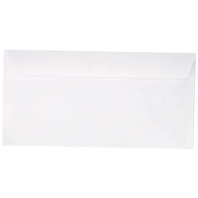Image de Gpv boîte de 500 enveloppes blanches auto adhésives 80g format dl 110x220mm 23402