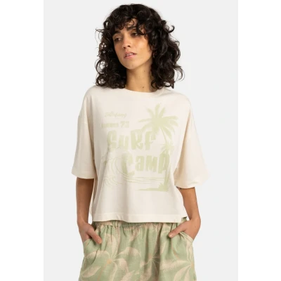 Afbeelding van Billabong Honoluna Tshirt print, Dames, Maat: Large, White