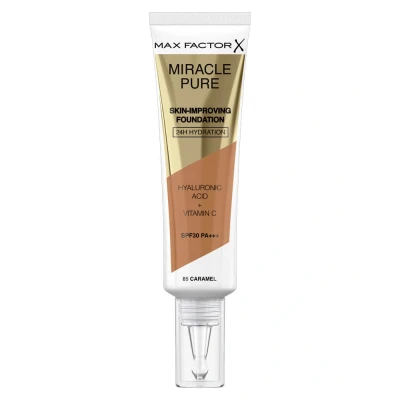 Afbeelding van 1+1 gratis: Max Factor Miracle Pure Foundation 085 Caramel 30 ml