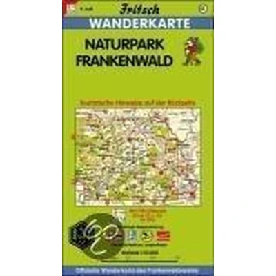Afbeelding van Naturpark Frankenwald 1 : 50 000. Fritsch Wanderkarte