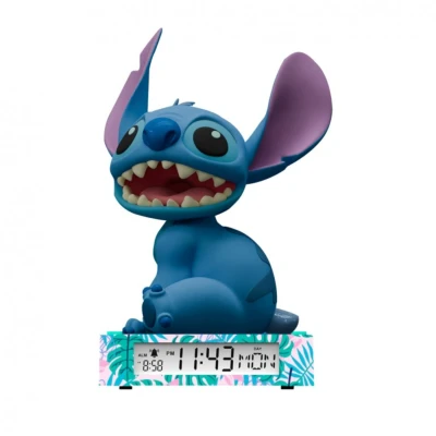 Afbeelding van Disney Stitch Nachtlamp Wekker Meisjes Jongens