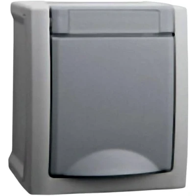 Afbeelding van Panasonic Viko wandcontactdoos met randaarde opbouw spatwaterdicht IP54