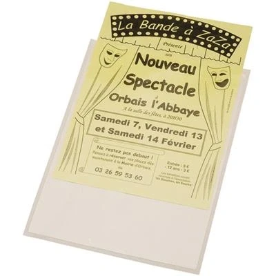 Image de 3l Pochettes Adhesives Pp158x220mm Blister De 10