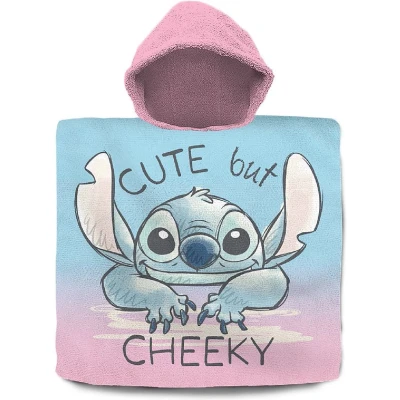 Afbeelding van Disney Lilo &amp; Stitch Badponcho Katoen Poncho Handdoek Strand 60 x CM
