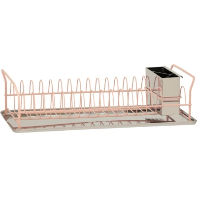 Afbeelding van Plint Retro RVS afdruiprek Pink / Roze Roestvrijstaal