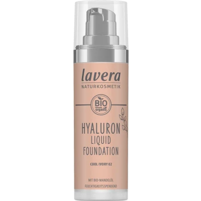Afbeelding van Lavera Hyaluron liquid foundation cool ivory 02 30 ml