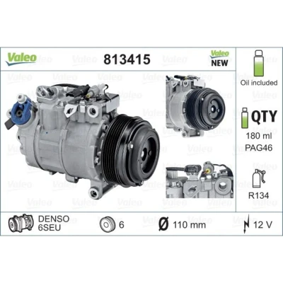 Afbeelding van Valeo Airco compressor 813415