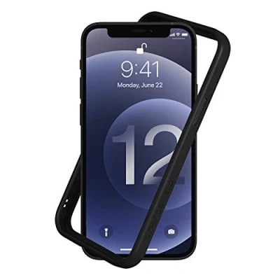Afbeelding van RHINOSHIELD Bumper Case Compatible with [iPhone 12/12 Pro] CrashGuard NX Shock Absorbent Slim Design Protective Cover 3.5M / 11ft Drop Protection Black