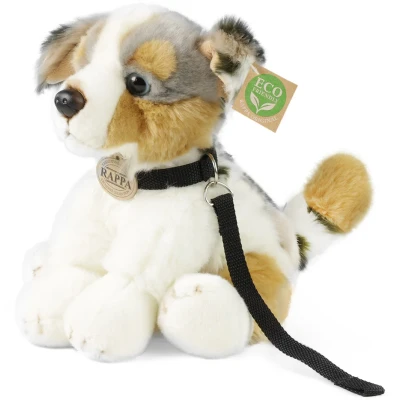 Afbeelding van Rappa ECO knuffel hond Australian Shepherd 28 cm realistische van recyclede PET flessen