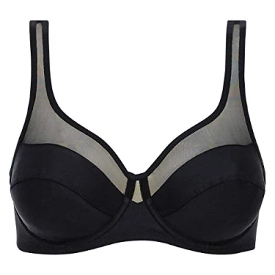 Afbeelding van DIM Generous Classic Underwire BRA Beugel BH, Dames, Maat: 85E, Noir