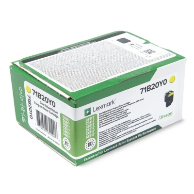 Image de Lexmark X317 Jaune original cartouche de toner LCCP LRP pour CS317dn CS417dn CS517de CX317dn CX417de
