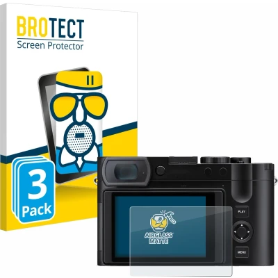 Afbeelding van BROTECT Screenprotector voor Leica Q3 43 Folie Beschermfolie Beschermglas matte (3 Stuks)