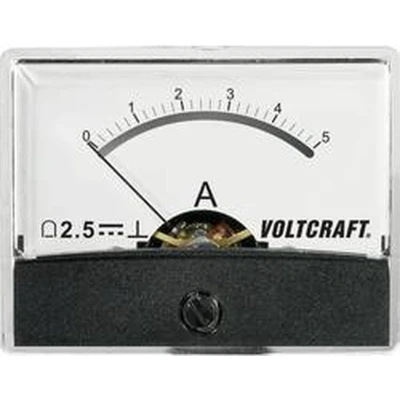 Afbeelding van VOLTCRAFT AM 60X46/5A/DC Inbouwmeter 5 A Draaispoel