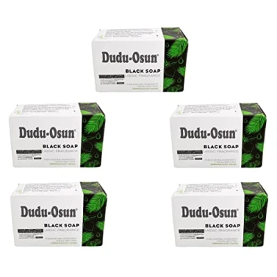 Afbeelding van Dudu Osun 5 x 150 g zwarte zeep van Afrikaanse oorsprong