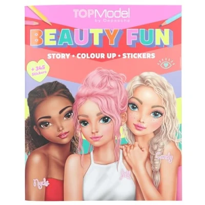 Image de Dessin et coloriage enfant Top Model Album de Beauty Fun
