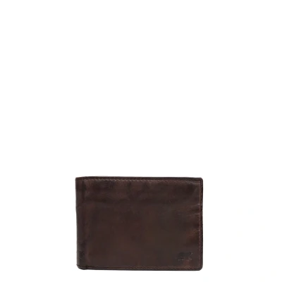 Afbeelding van Bear Design Cow Lavato Leren Billfold Donkerbruin