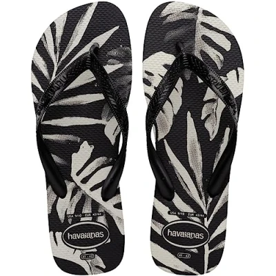 Afbeelding van Havaianas Aloha, teenslippers voor heren, zwart.
