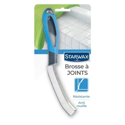 Afbeelding van STARWAX Afdichtingsborstel, 1 stuks, ideaal voor het vastzetten van tegels, hoeken en met smalle kop, ergonomische handgreep, roestvrij