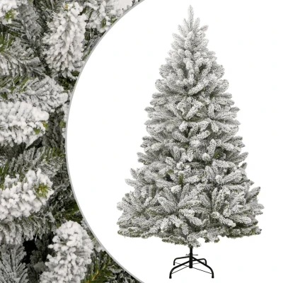 Afbeelding van Kunstkerstboom Met Scharnieren Standaard 270 Cm Wit