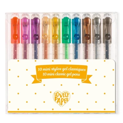 Afbeelding van Djeco mini gelpennen 10st