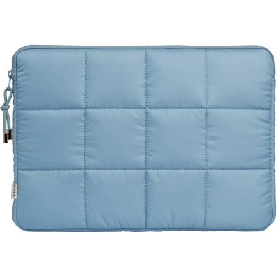 Afbeelding van Selencia Puffy Laptop Sleeve Hoes geschikt voor 15 / 15.3 15.6 16 16.2 inch Slate Blue