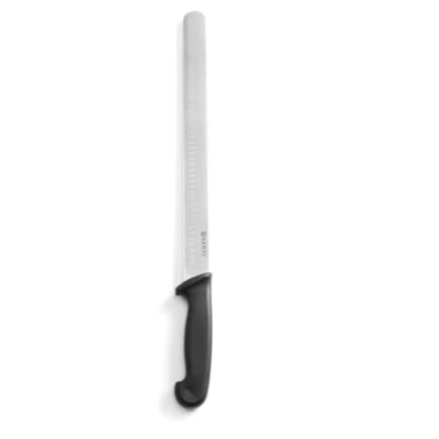 Afbeelding van Hendi Ham en zalmmes zwart polypropyleen heft 490 mm roestvrij staal