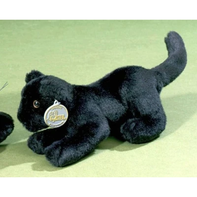 Afbeelding van Pluche knuffel panter liggend 25 cm